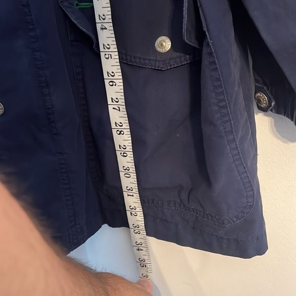 Tommy Hilfiger Varsity Crew Preppy Navy Spring Jacket Size Medium - Picture 13 of 14